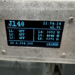Dettaglio schermo OLED di BioPDU Dettaglio schermo OLED di BioPDU